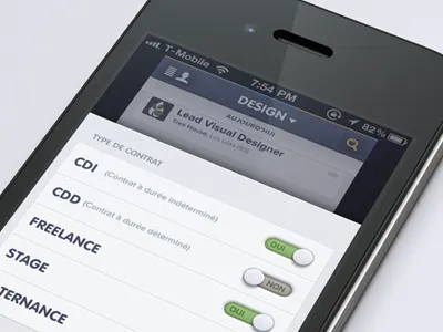 IOS iPhone app design concept | modal windows app ios iphone list modal modal window nav bar navigation timeline white