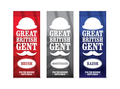 Great British Gent artwork packaging