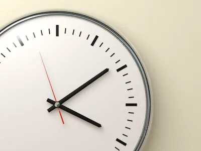 Clock 3d bored clock