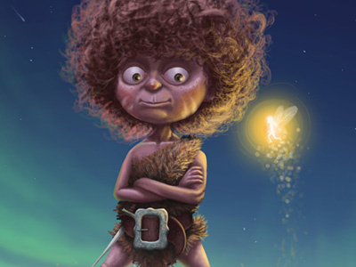 Peter Pan character design illustration neverland tinkerbell