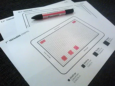 Tapsize document pdf tap template