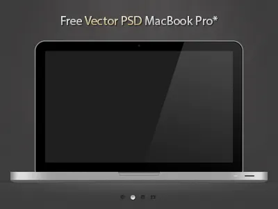 Free MacBook Pro PSD Vector File download freebie mac macbook photoshop psd vector