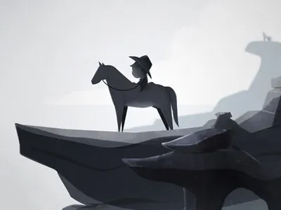 Little Cowboy animation character design colin hesterly cowboy fun time illustration short animated film