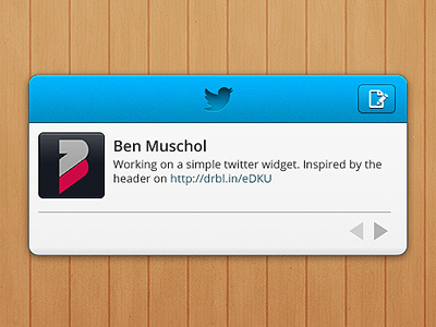 Twitter Widget twitter twitter widget ui widget
