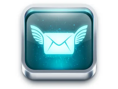 FreeSms a free report e mail envelope icon ios photoshop space wings