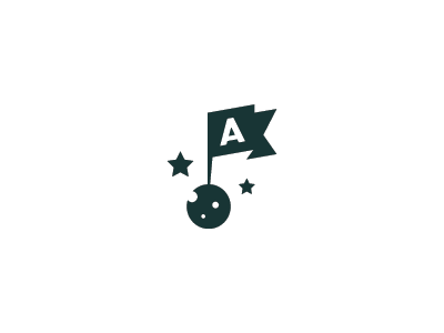 Space Icons astronaut flag icon one color roket small space star