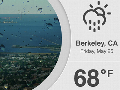 Weather screen blue climacons gray icon water weather