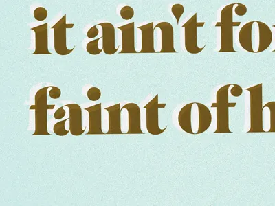 it sure ain't benguiat caslon doom plinc texture type