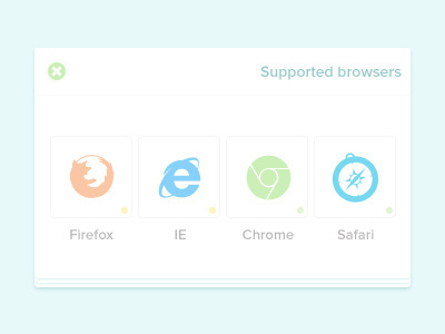Browsers Glyphs browsers chrome css firefox flat html ie safari ui uxebu web