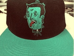 Bad Blood Snapback cap berlin graffiti illustration snapback cap