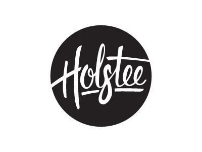 Holstee Badge badge hand lettering holstee lettering logo logotype script type typography vector