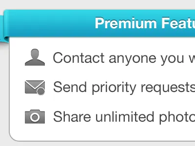 Table Header app header ios iphone ribbon table table view title titlebar