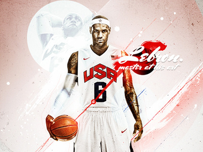 Lebron. Master at his art 2012 basketball heat london miami nba olympics usa