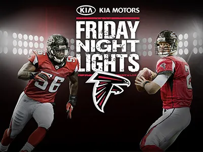 Atlanta Falcons Friday Night Lights Promotion atlanta football georgia kia matt ryan nfl sean weatherspoon