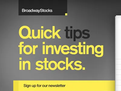 Landing Pages alerts charts data graphics grid helvetica landing layout newsletter pages stocks subscription suisse