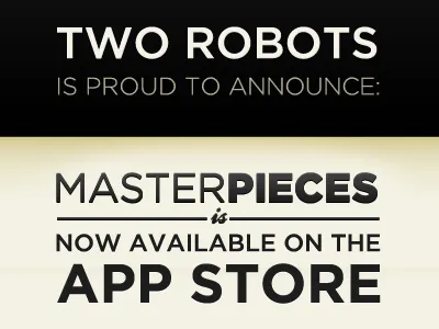 Masterpieces App is Available in the App Store app ios iphone