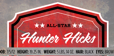 Example of Introducing All-Star Hunter Hicks