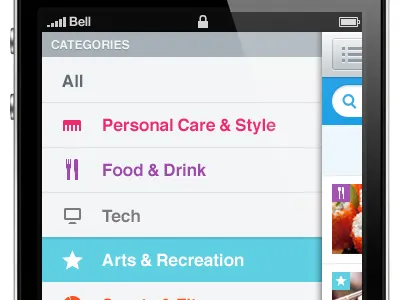 A Mobile Web Experience android chrome helvetica mobile mobile design mobile web safari slide windows