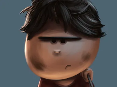 Shoe Polisher character design illustration visual development