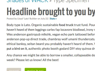 font specimen fonts research stack type webapp
