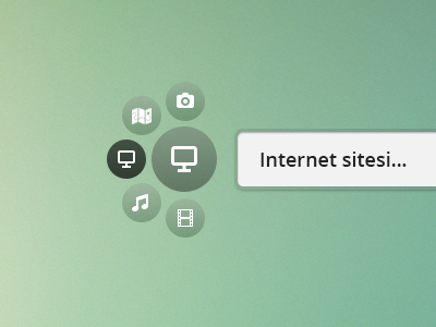 Search circle interface search ui website