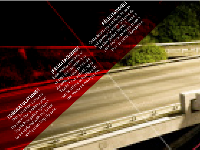 Toyota Navigation Update Brochure automotive book brochure car design editorial erika mackley erika noel design graphic grid indesign layout print publication red saddle stitch stock photography toyota typography