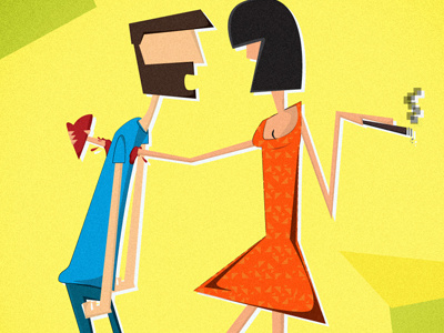 That Girl character design illustration