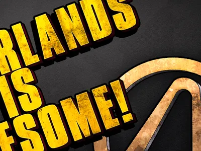 Borderlands Logo Practice 360 borderlands design game pc practive textures xbox360