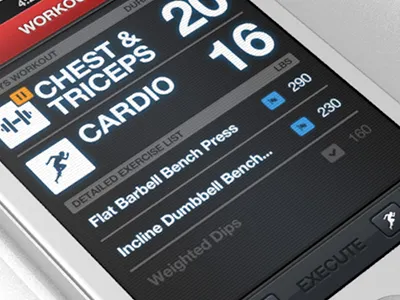 Home app apple body fitness ios iphone plastic red weights