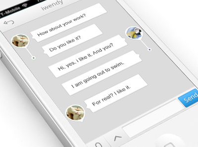 Chat New android chat iphone photo proflie timeline
