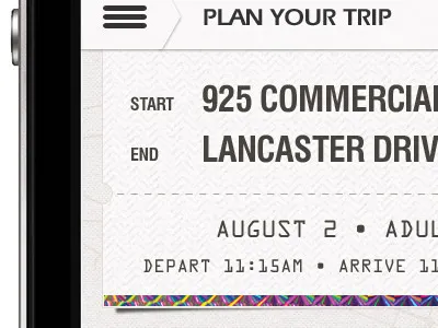 Mobile Trip bus hologram iphone map mobile planner public route ticket transit trip