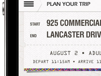 Mobile Trip bus hologram iphone map mobile planner public route ticket transit trip