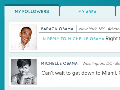 Surfing Site - Home Page with News Feed info news feed profile reply social surfing tabs ui ux
