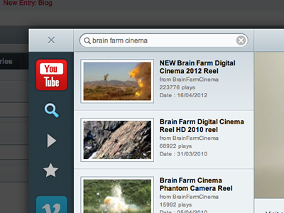 Video Player 3.0 for ExpressionEngine eecms expressionengine favorites interface manager player search video video player vimeo youtube
