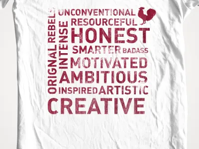 Silk Screen T-shirt Mock Up advertising business creative logo mock mock up print red screen print shirt symbol tee texture tshirt type typography white