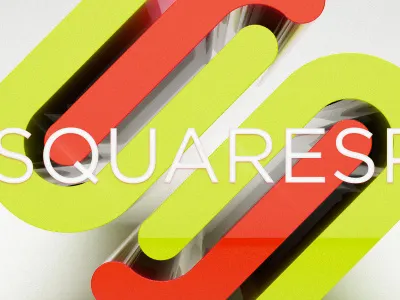 squarespace shot 3d c4d clean competition crisp glossy green icon metal red rendering sharp shiny six squarespace squarespace6 symbol