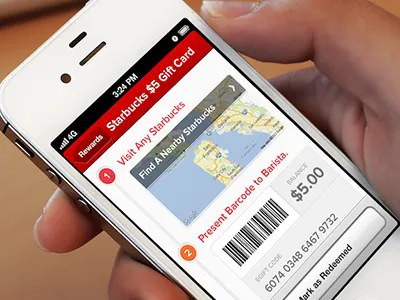 Redeem Reward | Kiip App app ios iphone kiip redeem reward steps timeline