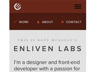 Nav Scaled icons javascript logo mobile navigation retina texture