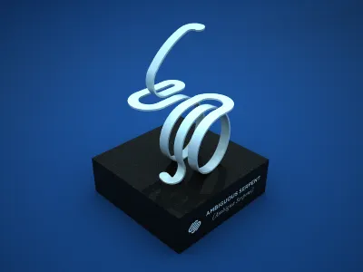 Squarespace Ambiguous Serpent 3d identity logo model sculpture serpent snake squarespace squarespace6 trick