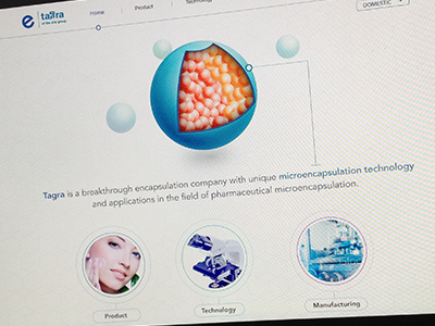 Tagra (Revised) 2012 beauty color design modern pharmaceutical ui ux website