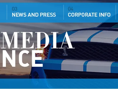 AW Media Group header web design