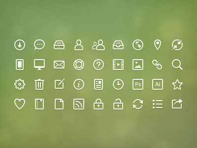 Eco Ico icons line icons