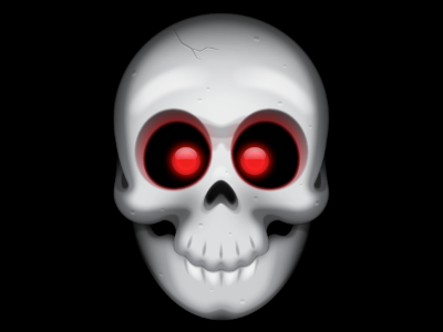 Cute Skull illustration psd skull vector