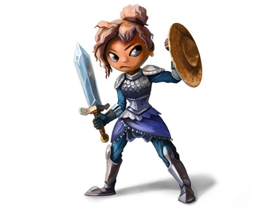 Casual Fantasy casual game character concept art fantasy