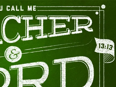 Chalkkk Art chalkboard typography verse