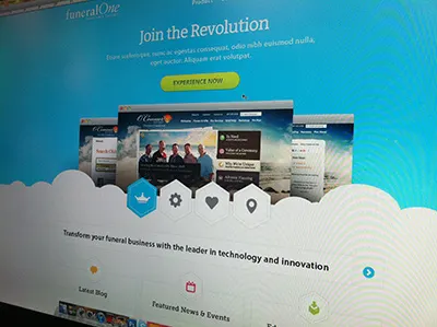 Some header banner blue clean header homepage index simple