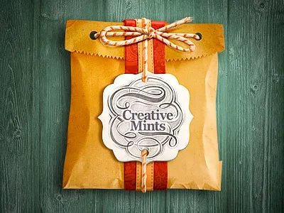 Package free icon illustration old package paper present rope site sketch special typography vintage wood