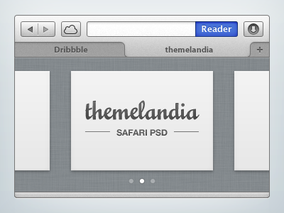 Safari PSD 21:30 browser lion mac manu mini mountain safari ui