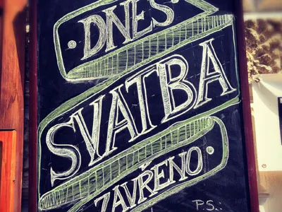 Chalk wedding board — U JELINKU v Trebici 3d cermak chalk hand made i love it nice real world u jelÍnku v třebíči wedding