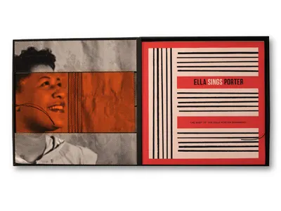Ella Sings box set design illustration packaging records songbook
